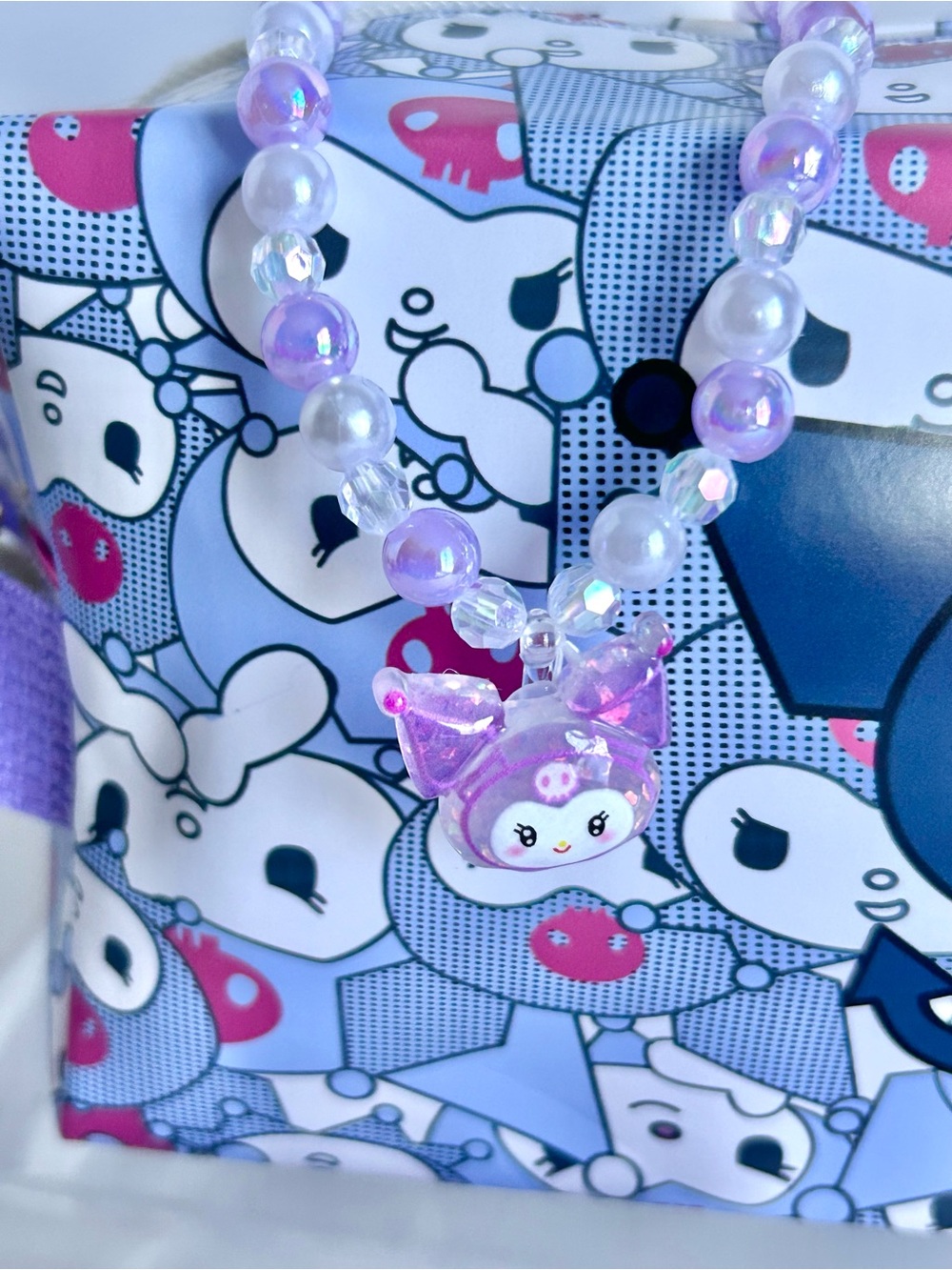 💜(KUR352) Kuromi Adorable 7-Piece Travel Pouch Bundle! - Picture 4 of 10